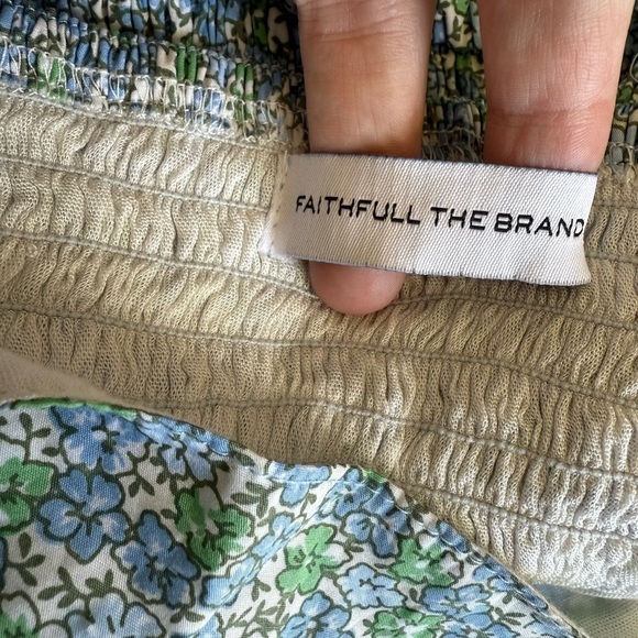 Faithful The Brand Thea Mini Dress in La Guardia Floral Print Size Medium - Picture 7 of 7